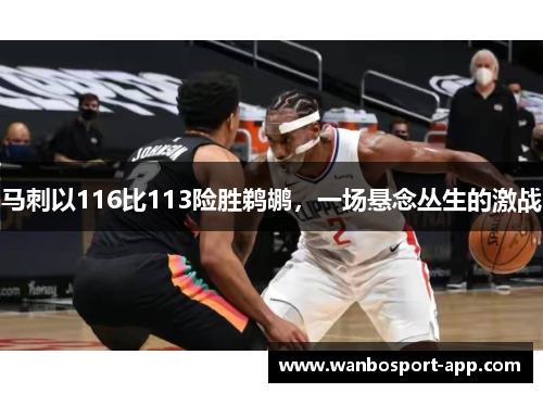 马刺以116比113险胜鹈鹕，一场悬念丛生的激战
